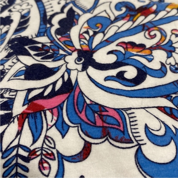 Robert Graham Paisley colorful abstract print short sleeve tee shirt size large - Picture 9 of 11